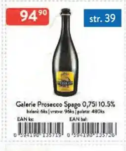 Qanto Galerie Prosecco Spago nabídka