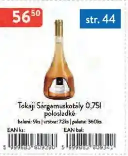 Qanto Tokaji Sárgamuskotály nabídka
