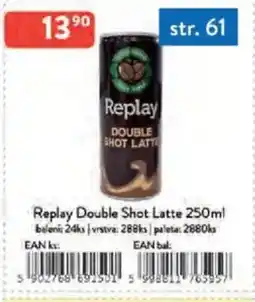 Qanto Replay Double Shot Latte nabídka