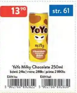 Qanto YoYo Milky Chocolate nabídka
