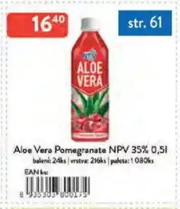 Qanto Aloe Vera Pomegranate NPV 35% nabídka