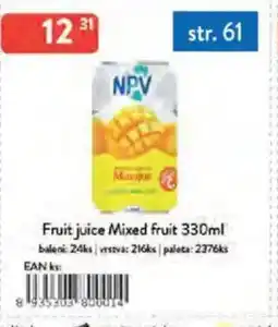 Qanto Fruit juice Mixed fruit nabídka