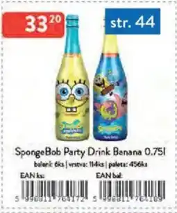 Qanto SpongeBob Party Drink Banana nabídka