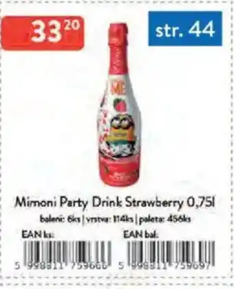 Qanto Mimoni Party Drink Strawberry nabídka