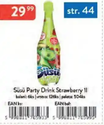 Qanto Süsü Party Drink Strawberry nabídka