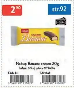 Qanto Nakup Banana cream nabídka
