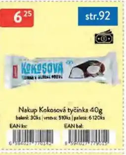 Qanto Nakup Kokosová tyčinka nabídka