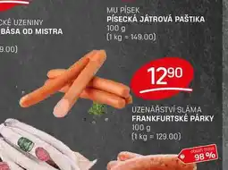 Flop FRANKFURTSKÉ PÁRKY 100g nabídka