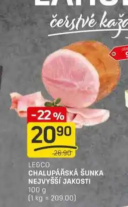 Flop CHALUPÁŘSKÁ ŠUNKA NEJVYŠŠÍ JAKOSTI 100 g nabídka