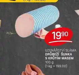 Flop DRŮBEŽÍ ŠUNKA S KRŮTÍM MASEM 100g nabídka
