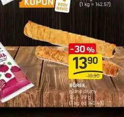 Flop BÖREK různé druhy 95-99 g nabídka