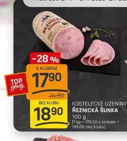 Flop ŘEZNICKÁ ŠUNKA 100 g nabídka