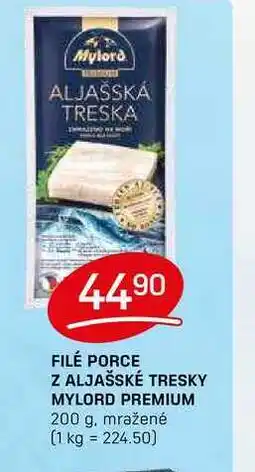Flop FILÉ PORCE Z ALJAŠSKÉ TRESKY MYLORD PREMIUM 200 g, mražené nabídka