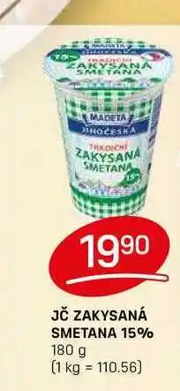 Flop JČ ZAKYSANÁ SMETANA 15% 180 g nabídka