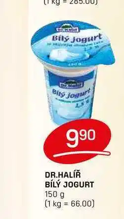 Flop DR.HALÍŘ BÍLÝ JOGURT 150 g nabídka