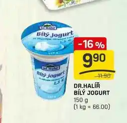 Flop DR.HALÍŘ BÍLÝ JOGURT 150 g nabídka