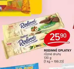 Flop RODINNÉ OPLATKY různé druhy 130 g nabídka
