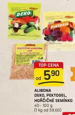 Flop ALIBONA DEKO, PEKTOGEL, HOŘČIČNÉ SEMÍNKO 40-100 g nabídka