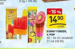 Flop FUNNY FINGER, X POP 50 64 ml, mražené nabídka