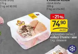 Flop KUŘECÍ ČTVRTKY MINI 1 kg, chlazené nabídka