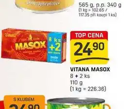 Flop VITANA MASOX 8 + 2 ks 110 g nabídka
