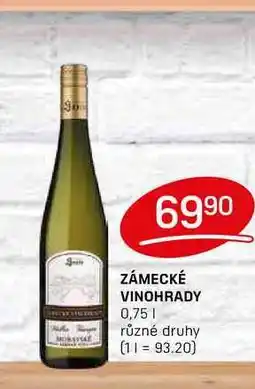 Flop ZÁMECKÉ VINOHRADY 0,75l nabídka