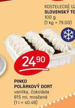 Flop PINKO POLÁRKOVÝ DORT vanilka, čokoláda 615 ml, mražené nabídka