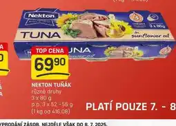 Flop NEKTON TUŇÁK 3x80g nabídka