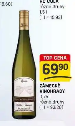 Flop ZÁMECKÉ VINOHRADY 0,75l nabídka