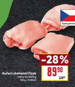 Billa Kuřecí stehenní řízek cena za 600 g nabídka