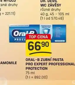 Flop ORAL-B ZUBNÍ PASTA PRO EXPERT PROFESSIONAL PROTECTION 75 ml nabídka
