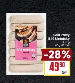 Billa Grill Party Bílé klobásky 330 g nabídka
