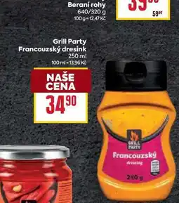 Billa Grill Party Francouzský dresink 250 ml nabídka