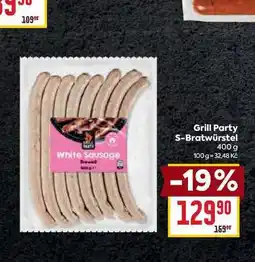 Billa Grill Party S-Bratwürstel 400 g nabídka