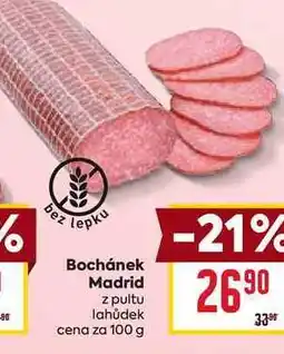 Billa Bochánek Madrid z pultu lahůdek cena za 100 g nabídka