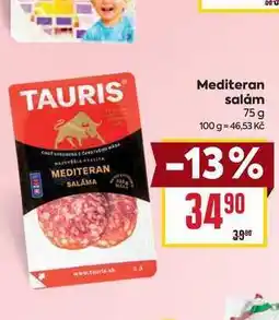 Billa Mediteran salám 75 g nabídka