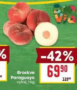 Billa Broskve Paraguayo volné, 1kg nabídka