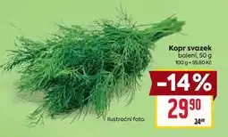 Billa Kopr svazek balení, 50 g nabídka