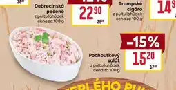 Billa Pochoutkový salát z pultu lahůdek cena za 100g nabídka