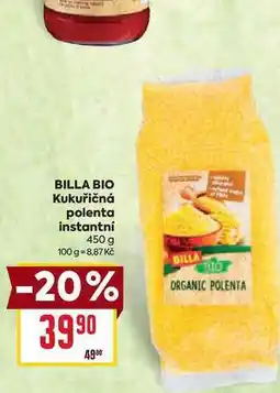 Billa BILLA BIO Kukuřičná polenta instantní 450 g nabídka