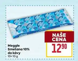 Billa Meggle Smetana 10% do kávy 10x10 g nabídka