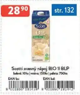 Qanto Scotti ovesný nápoj Bio nabídka