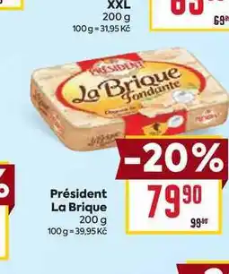 Billa Président La Brique 200 g nabídka