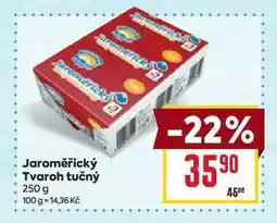 Billa Jaroměřický Tvaroh tučný 250 g nabídka