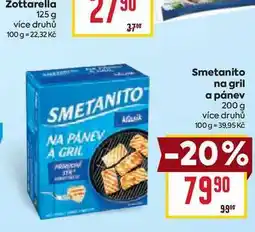 Billa Smetanito na gril a pánev 200 g nabídka