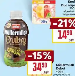 Billa Müllermilch Dubai 400 g nabídka