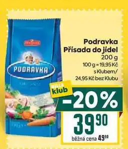 Billa Podravka Přísada do jídel 200 g nabídka