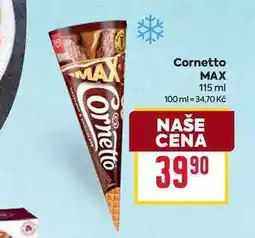Billa Cornetto MAX 115 ml nabídka