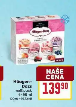 Billa Häagen- Dazs multipack 4x 95 ml nabídka