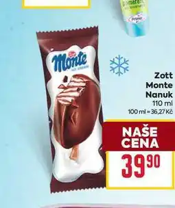 Billa Zott Monte Nanuk 110 ml nabídka